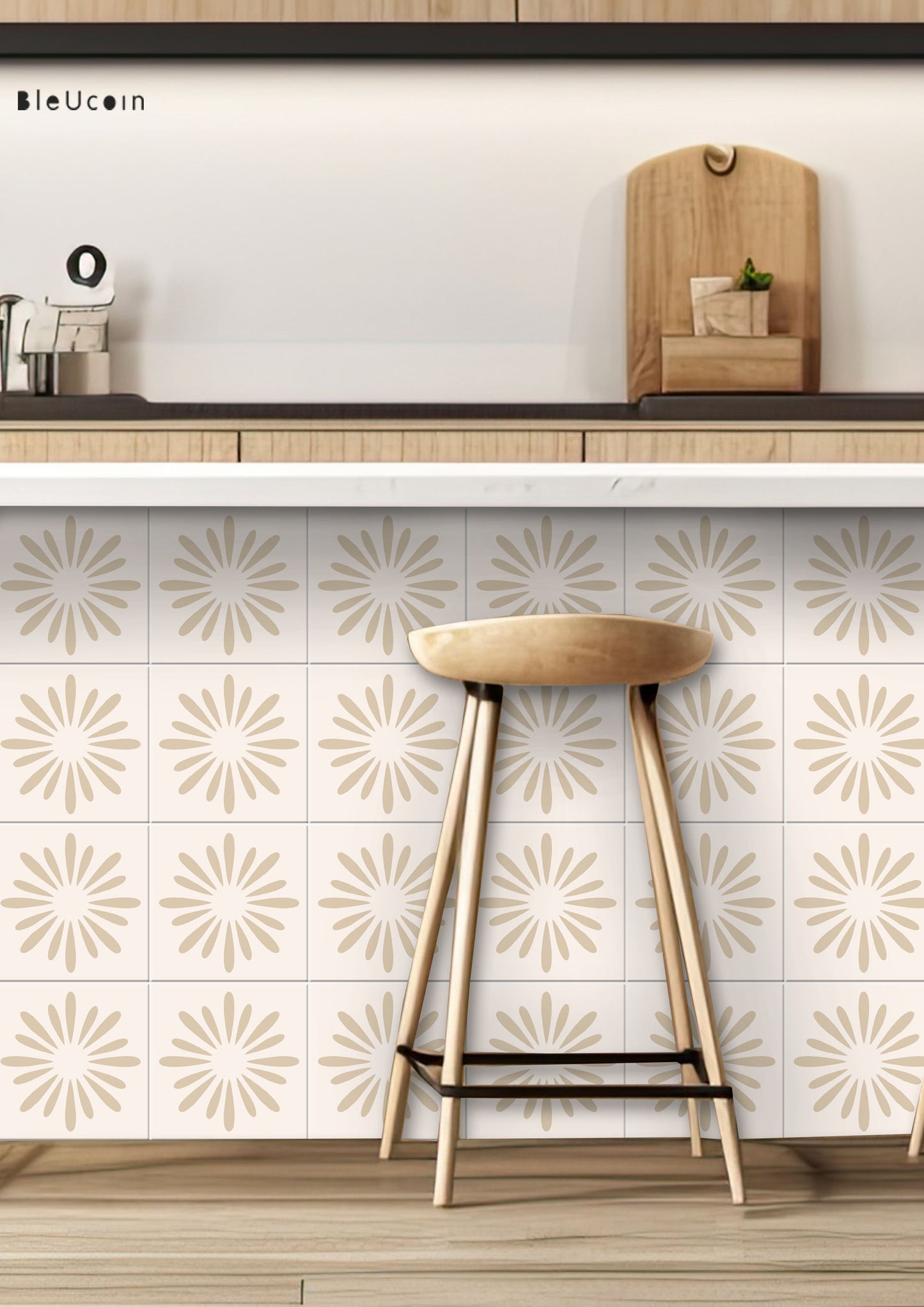 Pithora Beige Peel & Stick Tile